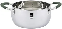 Каструля з нержавіючої сталі IQ Be Trendy 20 см 3.4 л з кришкою IQ-2044-20 002 - мініатюра 3