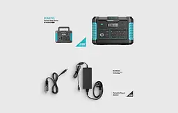 Зарядна станція Romoss 1000W пікове до 2000 Вт (RS1000-2B2-G153H) - мініатюра 4