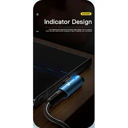Дата кабель USB 2.0 AM to USB-C 1.0m 100W 90° corner black Essager (EXCWT7A-CG01-P) - миниатюра 5