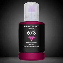 Чорнило PRINTALIST 673 для Epson L800 140г Magenta водорозчинне (PL673M) - мініатюра 6
