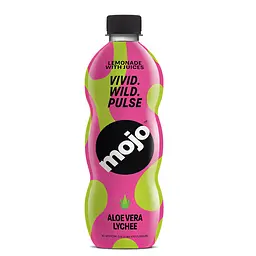 Напій безалкогольний Mojo Алое-Лічі соковмісний сильногазований 0.5 л