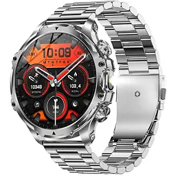 Умные часы Lemfo AK75 Metal с функцией разговора Серебристый