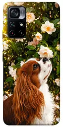 TPU чохол Demsky Flower spaniel для Xiaomi Poco M4 Pro 5G
