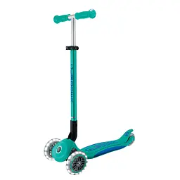 Самокат Globber Elite Lights колеса з підсвіткою 50 кг смарагдово-зелений (439-607-3)