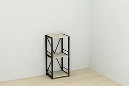 Етажерка 3/34 Ferrum-decor Серії Коннект 73x34x28 чорний ДСП Дуб Сонома 16мм (FRD-104292) - мініатюра 7