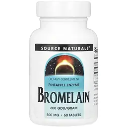 Бромелайн Source Naturals Bromelain 600 GDU 60 таблеток
