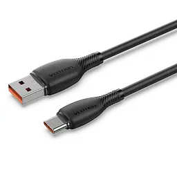 Кабель Vention CWBBG USB-A - USB-C 100 Вт 6 А 1,5 м чорний (CWBBG)
