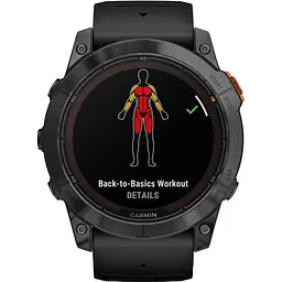 Смарт-годинник Garmin Fenix 7X Pro Solar Slate Gray w. Black Band (010-02778-00/01)