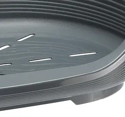Пластиковий лежак для собак і котів Ferplast Siesta Deluxe 10 світло-сірий 93.5х68х28.5 см 70210926 - мініатюра 3