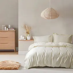 Постільна білизна сатин Lotus Home - Dakota Modern масляний євро - мініатюра 2