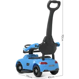 Каталка-толокар Bambi Racer M 4578-4 музичний синій - мініатюра 4