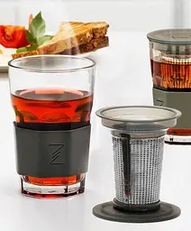 Склянка-заварник із ситечком та захистом Pasabahce в. 136 мм kuh0009810 - мініатюра 2