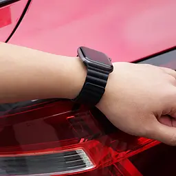 Ремінець силіконовий Hoco iWatch WA07 magnetic 38/40/41 mm чорний - мініатюра 3