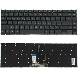Клавіатура для ноутбука ASUS (UX325 series) rus, black, без кадру