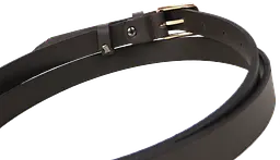 Шкіряний жіночий ремінь Skipper 1631-20 Темно-коричневий 2 см - мініатюра 4