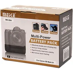 Батарейний блок Meike Canon MK-5D4 BG-E20 [94287] - мініатюра 8