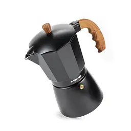 Гейзерна кавоварка Holmer CF-0450-BW Natural 450 мл чорна (CF-0450-BW Natural) - мініатюра 3