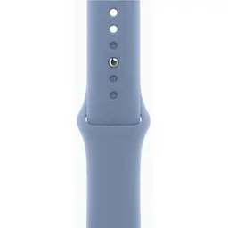 Apple Watch Series 9 GPS 41mm Silver Aluminium with Storm Blue Sport Band S/M MR903 - мініатюра 4