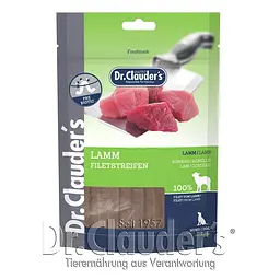Ласощі для собак Dr.Clauder´s Lamb Filet Strips з ягнятиною