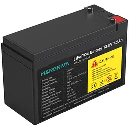 Акумуляторна батарея MARSRIVA 12.8V, 7.2A, літієва батарея - мініатюра 4