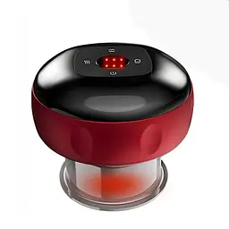 Масажер акумуляторний антицелюлітна банка Good Idea LY-313 12 рівнів роботи функція таймера Червоний