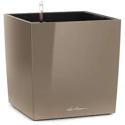 Вазон Lechuza Cube Premium 50 сіро-коричневий (16565)