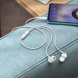 Навушники Hoco M98 Delighted metal With Microphone срібні (38149 silver) - мініатюра 5