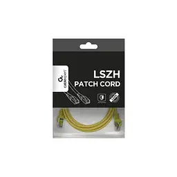 Патч-корд 0.25м S/FTP Cat 6A CU LSZH yellow Cablexpert (PP6A-LSZHCU-Y-0.25M) - мініатюра 4