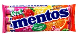 Драже Mentos Fruits 3 х 38г