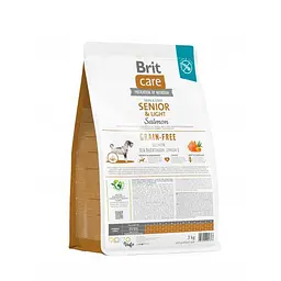 Сухий корм Brit Care Dog Grain-free Senior & Light для старіючих собак, беззерновий з лососем, 3 кг - мініатюра 3