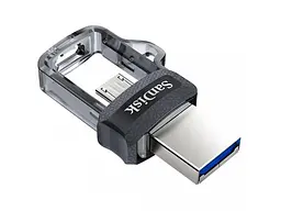 USB флеш накопичувач SanDisk 32 GB USB Ultra Dual OTG USB 3.0 Black (SDDD3-032G-G46) - мініатюра 4