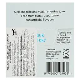 Жувальна гумка True Gum зі смаком міцної м'яти без цукру 21 г - мініатюра 3