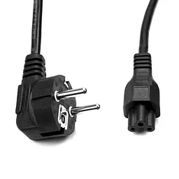 Кабель живлення PowerPlant C5, 220V, 3x0.75, Cu, 1м (CC360284)