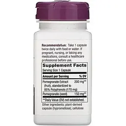 Гранат Nature's WayPomegranate 350 мг 60 капсул - мініатюра 2