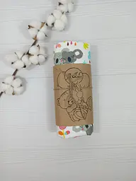 Пелюшка дитяча багаторазова непромокальна a.l.babybox Коала на веселці 80x100 см Різнокольоровий (NV 18137875) - мініатюра 3