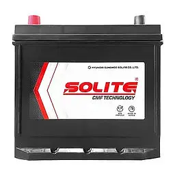 Акумулятор Solite 6СТ-65Ah 75D23R ASIA (+/-) 550CCA 232 x 175 x 225 мм