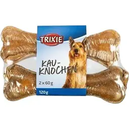 Ласощі для собак Trixie Кісточка пресована з рубцем 12 см 60 г 2 шт.