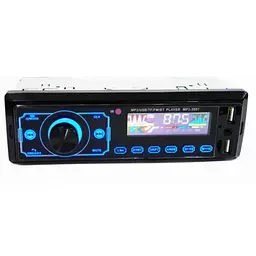 Автомагнітола, магнітола з пультом та сенсорним дисплеєм 3887 ISO+FM+USB+SD+AUX+Bluetooth 4x50W 1Din