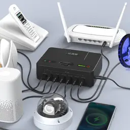 Джерело безперебійного живлення для роутерів Yisenneng 31200 мАч 112.32Wh 24-19-15-12-9V - мініатюра 3