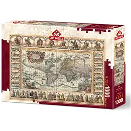 Пазл Art Puzzle Стародавня карта світу 1000 ел. (4584)