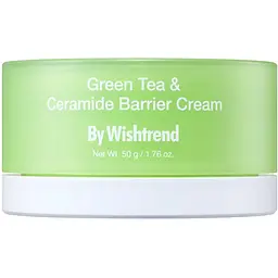 Крем для обличчя By Wishtrend Green Tea & Ceramide Barrier Cream відновлювальний із зеленим чаєм та церамідами 50 мл