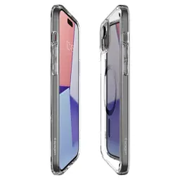 Прозорий чохол Spigen Ultra Hybrid (MagFit) Carbon Fiber для iPhone 15 (ACS06805) - мініатюра 5