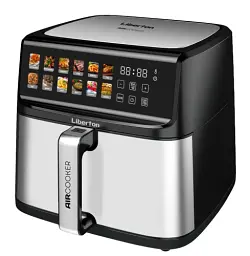 Мультипіч Liberton LAF-3213, Black/Inox, 1800W, 11л, 12 програм, керування сенсорне, таймер, автовідключення, антипригарне покриття чаші, 80-200 ˚C - мініатюра 2