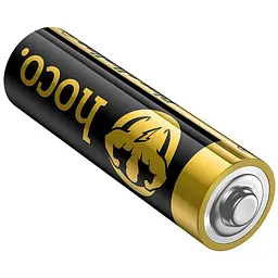 Батарейки Hoco JA1A AA LR6 Alkaline 2 pcs Black - мініатюра 5