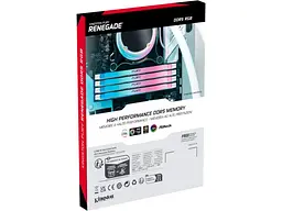 Пам'ять для настільних комп'ютерів Kingston FURY 32 GB DDR5 6400 MHz Renegade Silver/White RGB (KF564C32RWA-32) - мініатюра 4