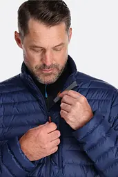 Куртка чоловіча Rab Microlight Down Jacket S Синій-Помаранчевий - мініатюра 6