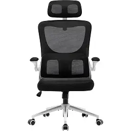 Офісне крісло GT Racer X-5728, чорно-біле (X-5728 White/Black) - мініатюра 2