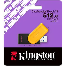 USB флеш накопичувач Kingston 512GB DataTraveler Exodia S USB 3.2 (DTXS/512GB) - мініатюра 3