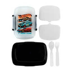 Ланч-бокс дитячий Kite Hot Wheels з наповненням 750 мл (HW26-181) - мініатюра 6