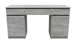 Стіл комп'ютерний Віто 2 Ferrum-decor 750x1400x500 ДСП Бетон 16 мм (FRD-104835)